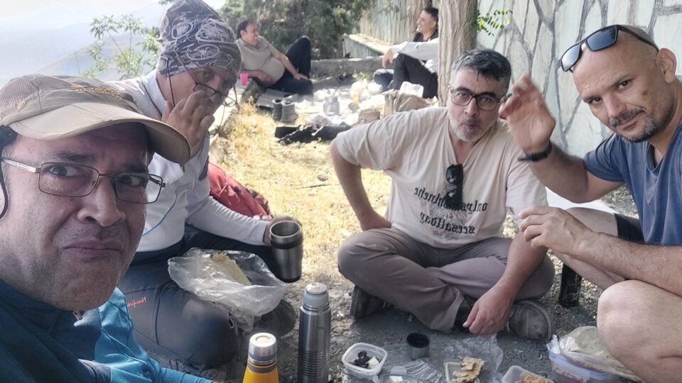 کوهپیمایی  توچال تا ایستگاه ۲